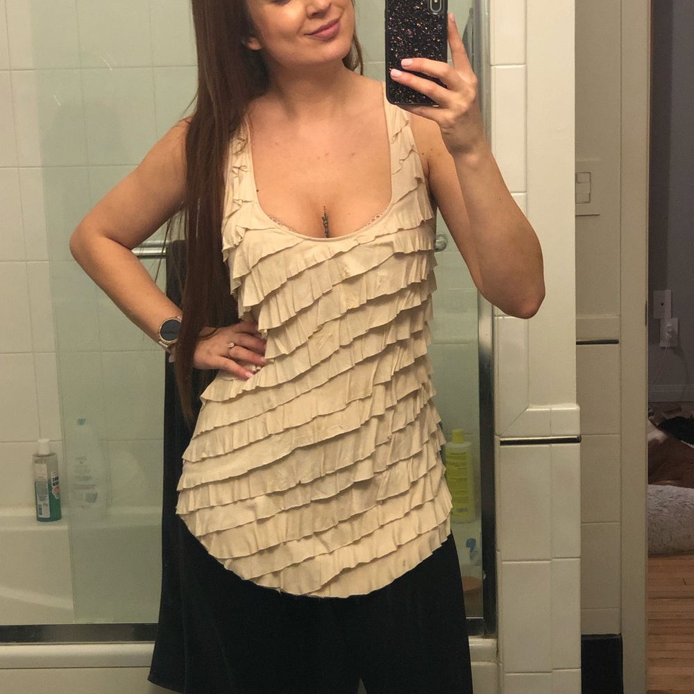 Kimchi Blue ruffle tank